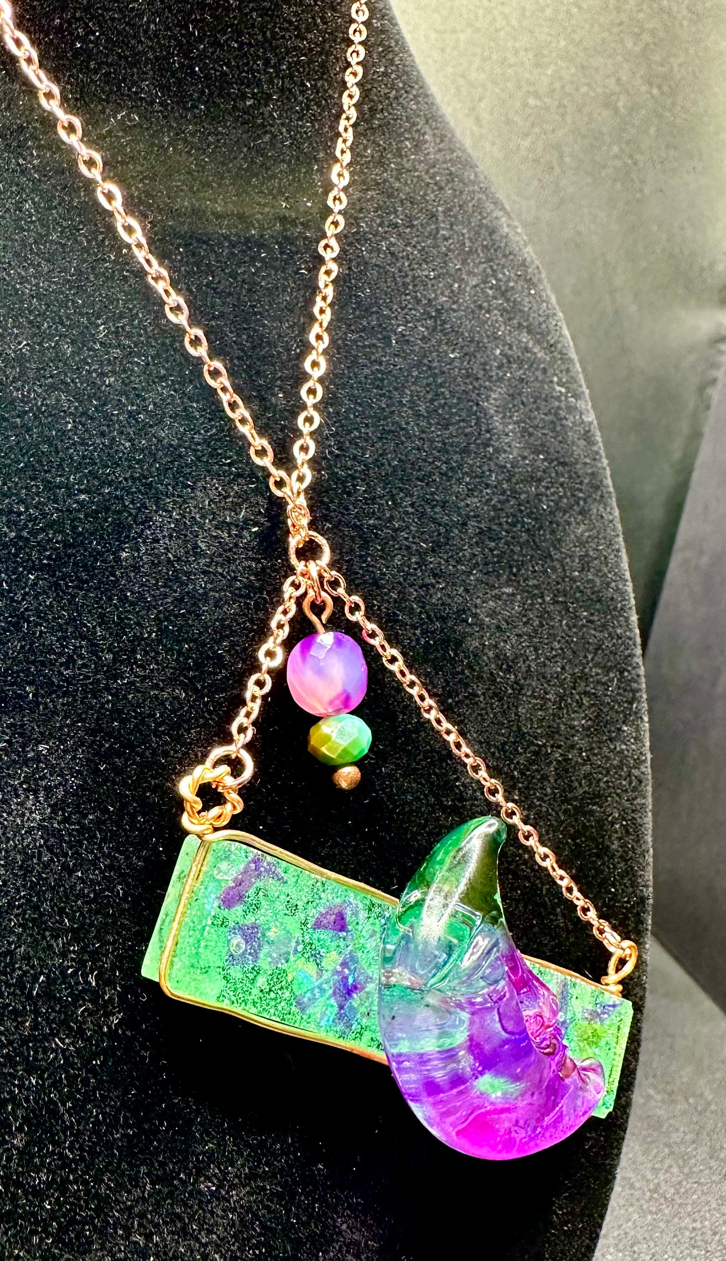 Moon Glow Necklace (UV Reactive)
