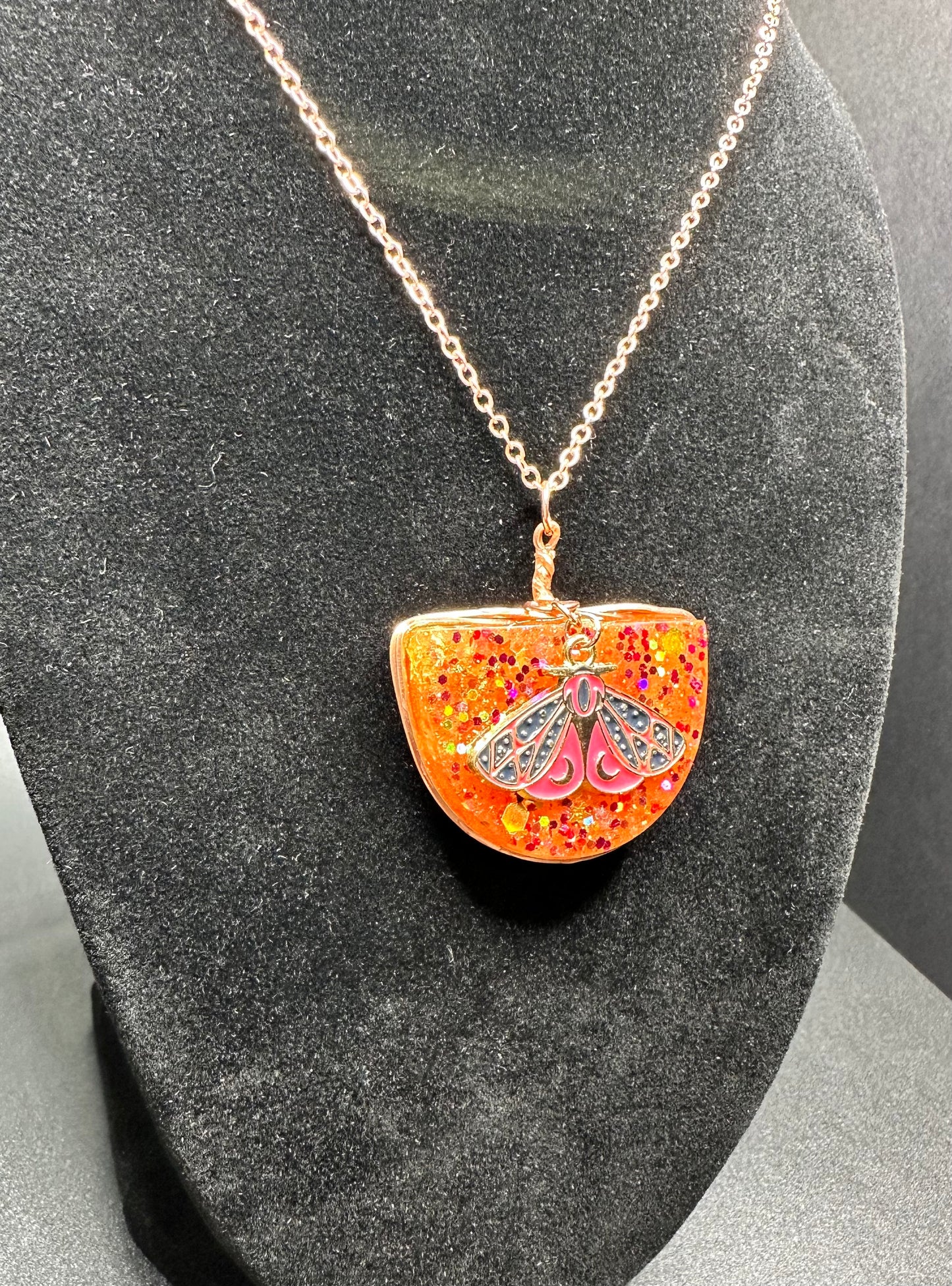 Sun Moth Necklace