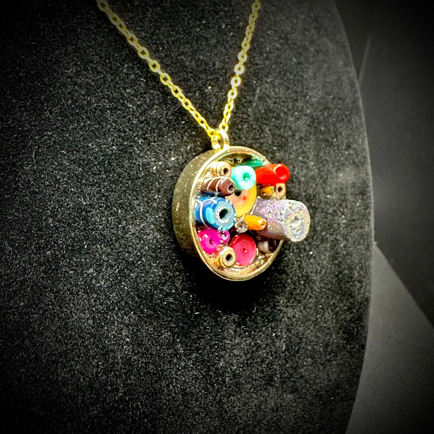 Forest of Beads Pendant Necklace