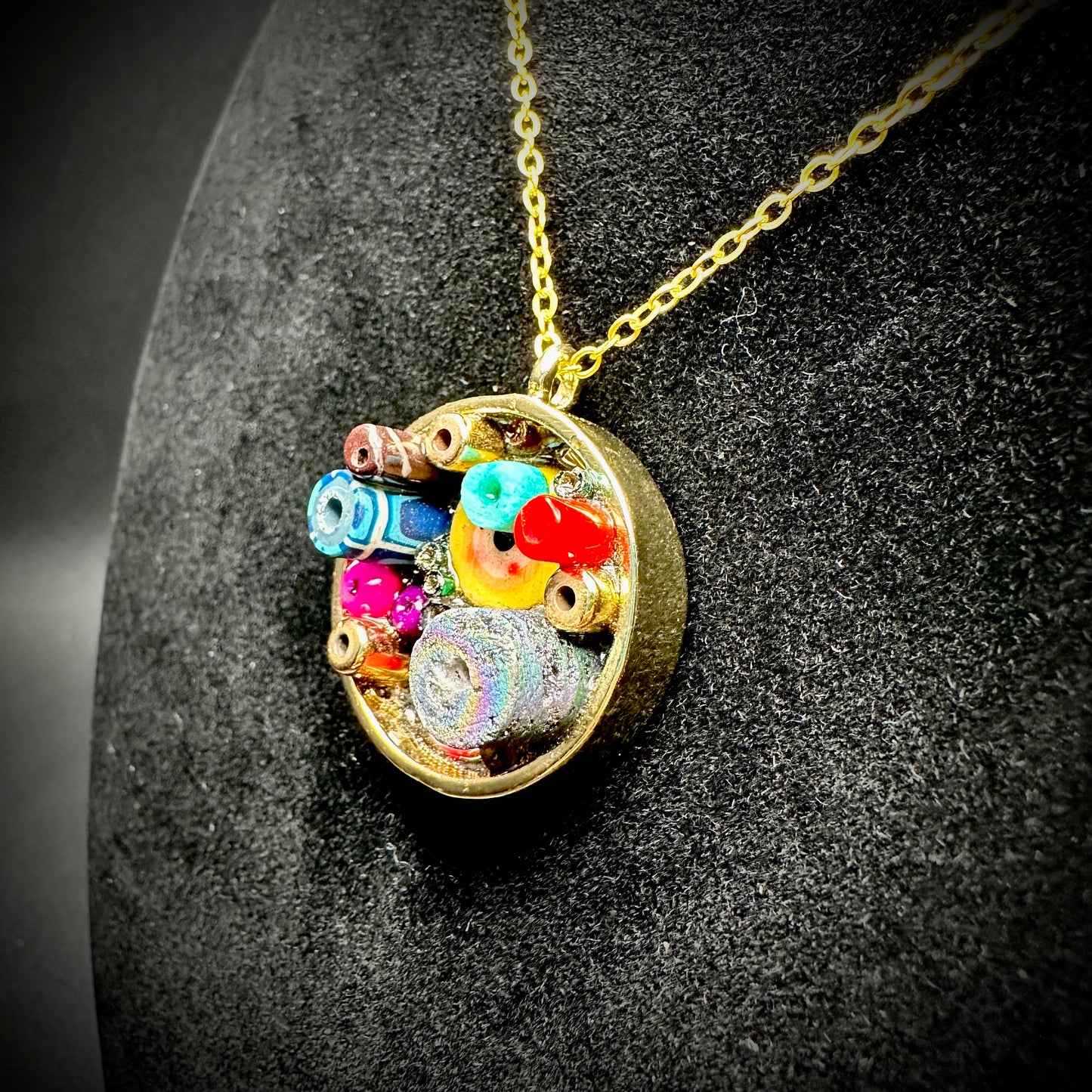 Forest of Beads Pendant Necklace