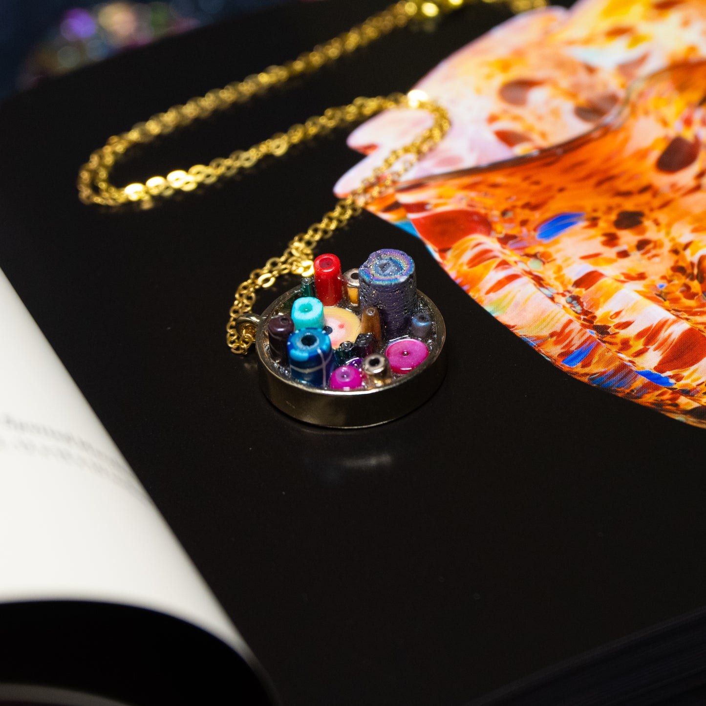 Forest of Beads Pendant Necklace