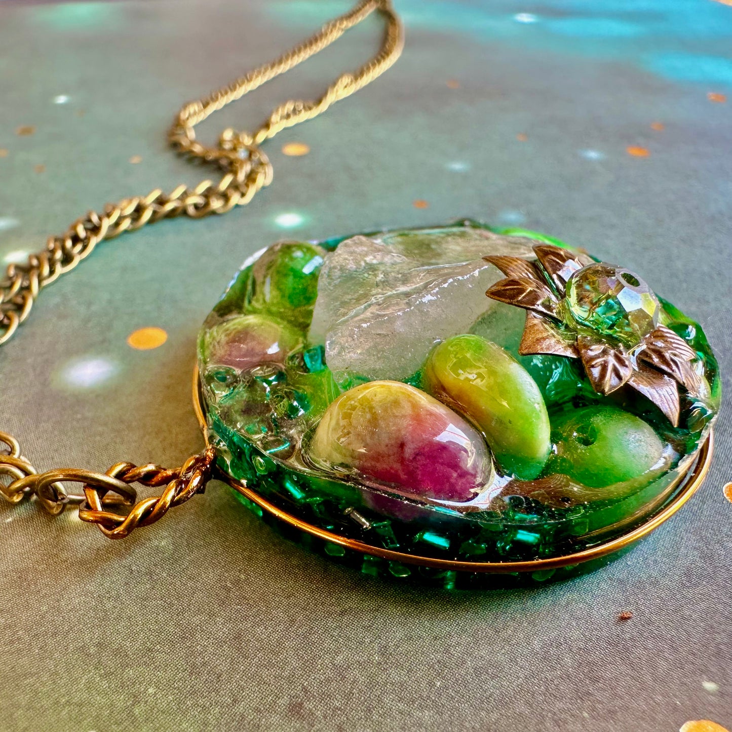 Riverbed Gemstone Necklace