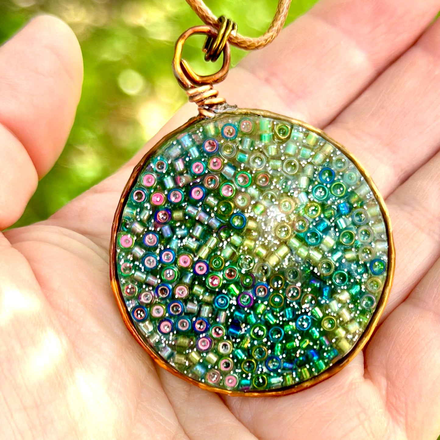 Skull Forest Pendant Necklace