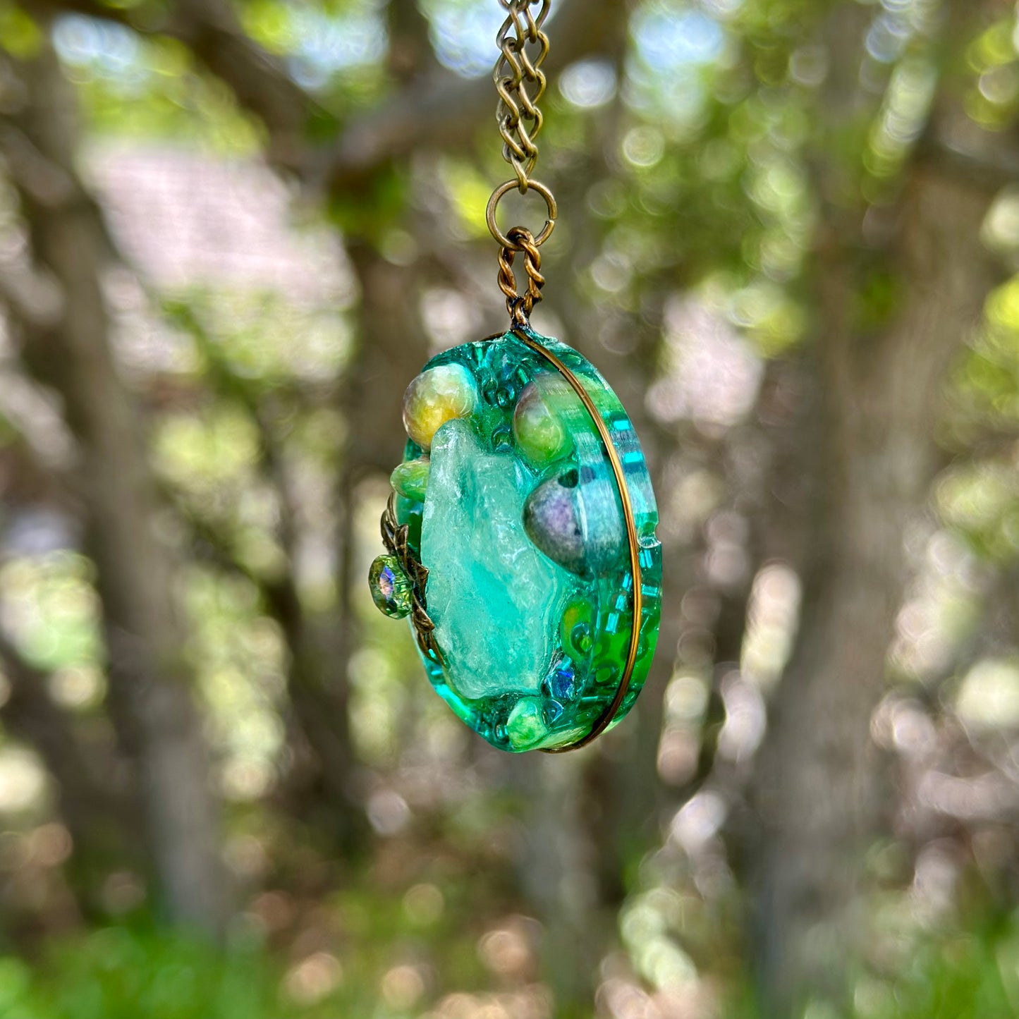 Riverbed Gemstone Necklace