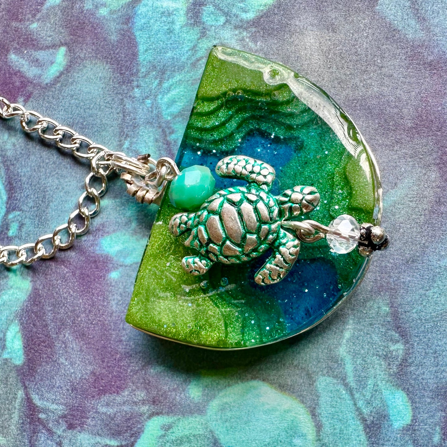 Sea Turtle Bay Charm Necklace