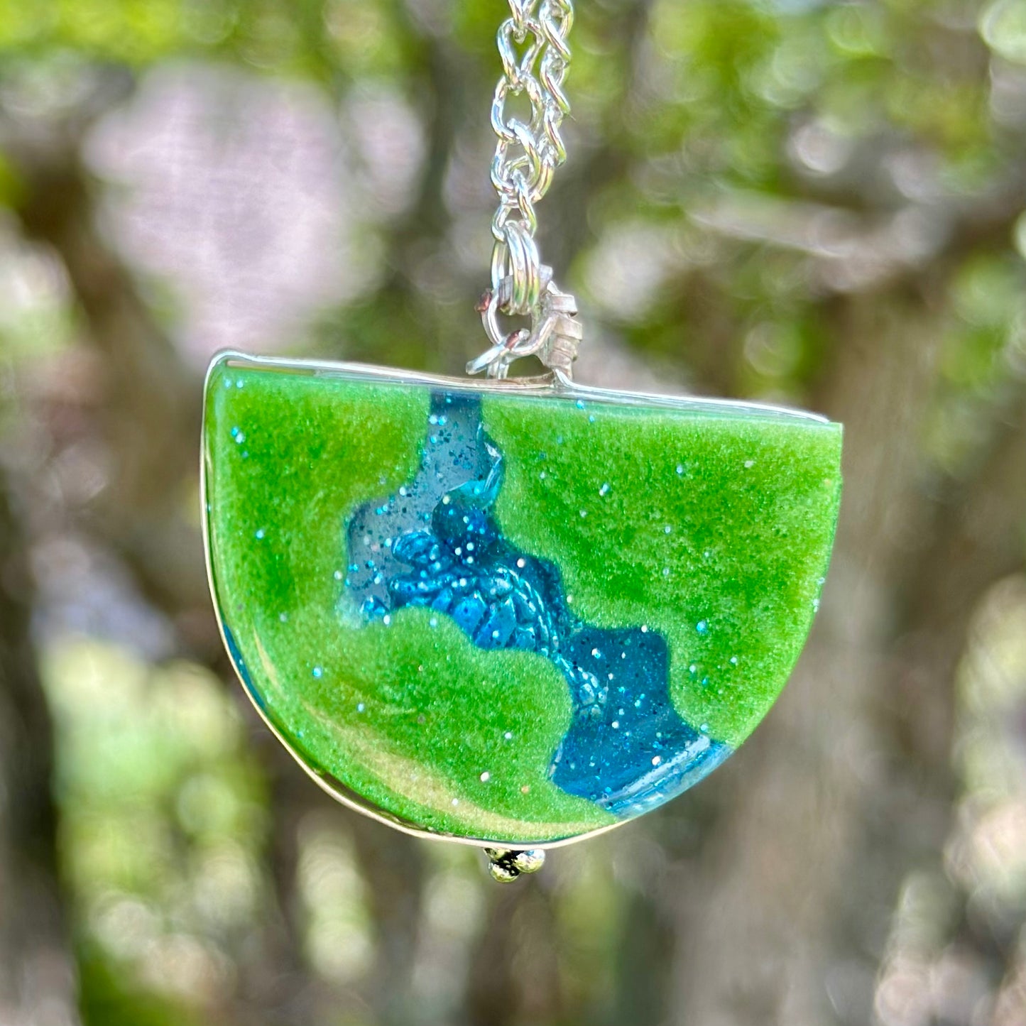 Sea Turtle Bay Charm Necklace