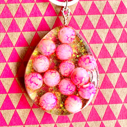 Pink Bubblegum Pendant Necklace