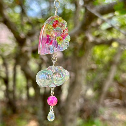 Rainbow Cloud Pendant Necklace