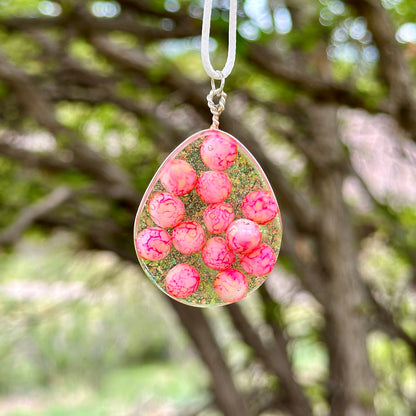 Pink Bubblegum Pendant Necklace