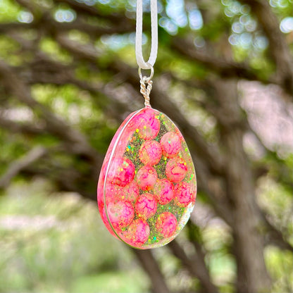 Pink Bubblegum Pendant Necklace