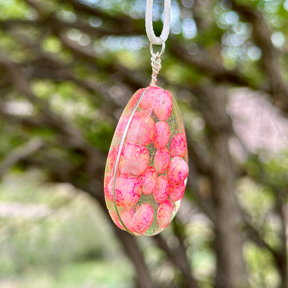 Pink Bubblegum Pendant Necklace