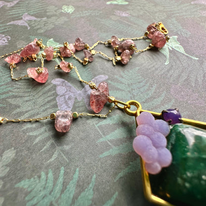 Curious Gemstone Diamond Necklace