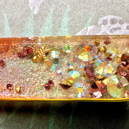Fairy Glitter Rectangular Pendant Necklace