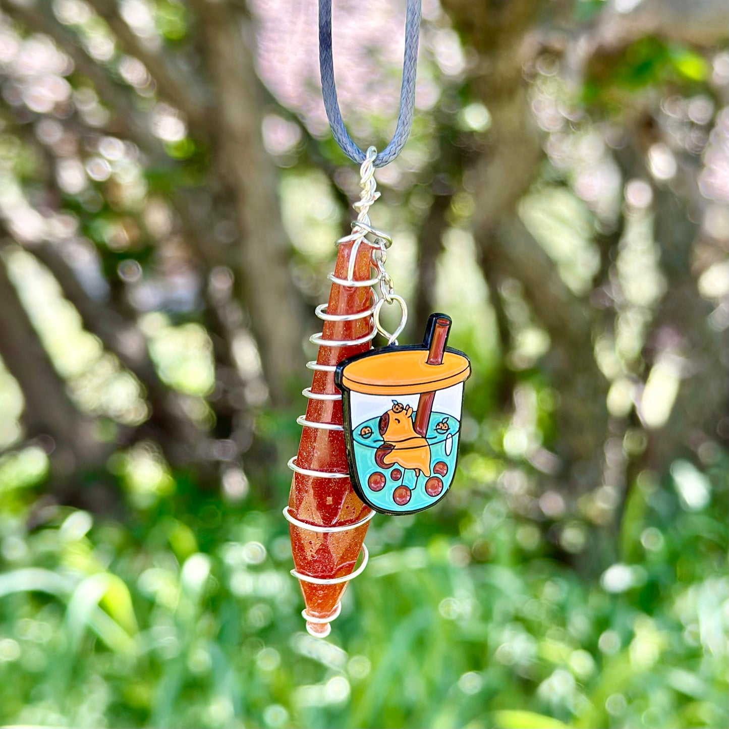 Capybara Charm Necklace