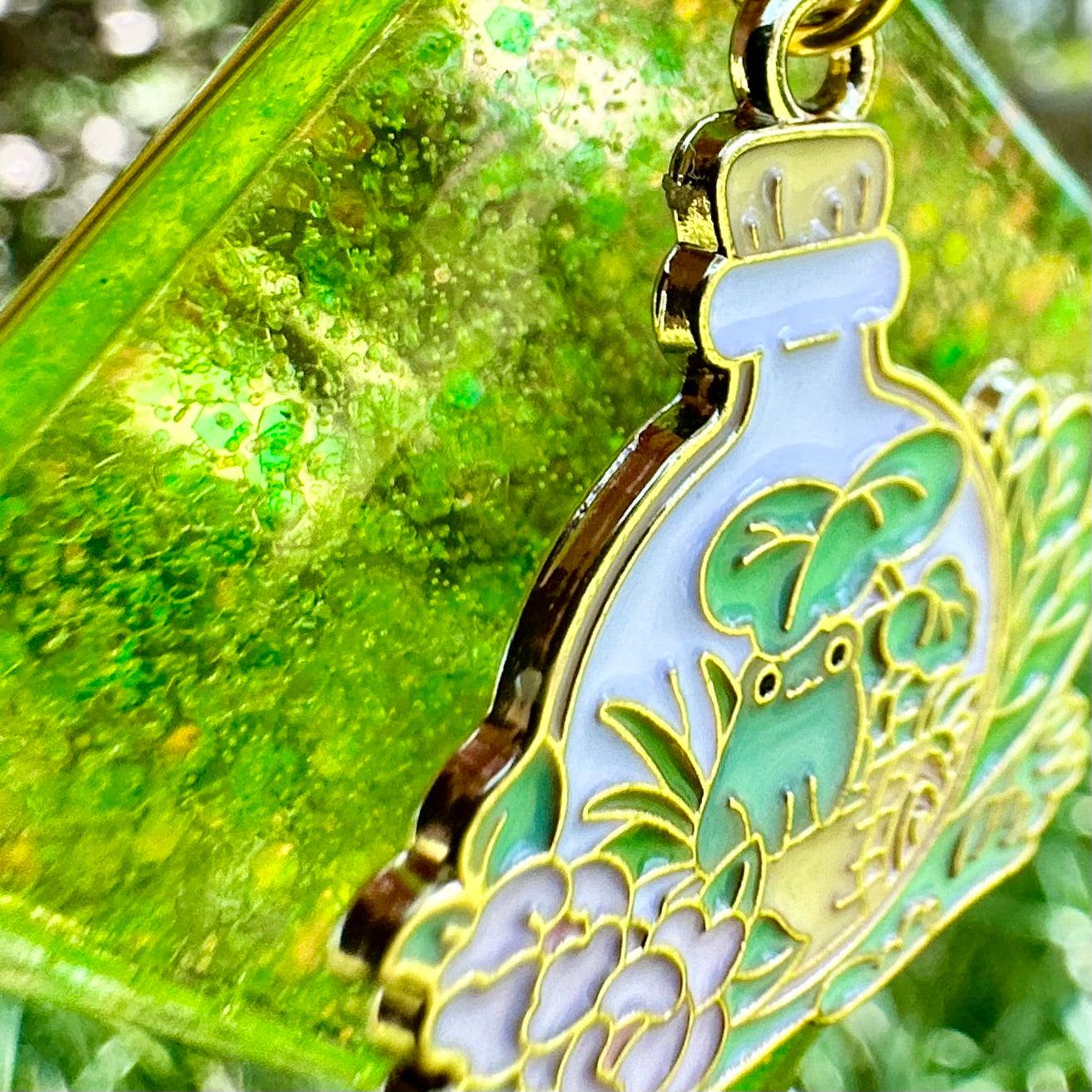 Froggy Potion Pendant Necklace
