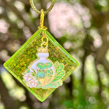 Froggy Potion Pendant Necklace