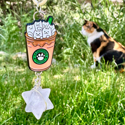 CATpuccino Charm Pendant Necklace