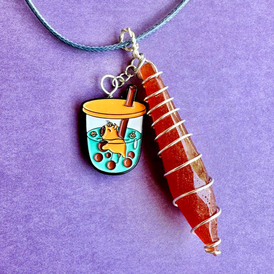 Capybara Charm Necklace