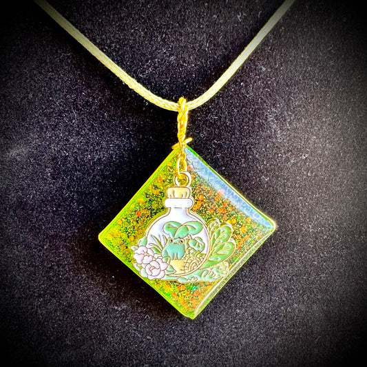 Froggy Potion Pendant Necklace