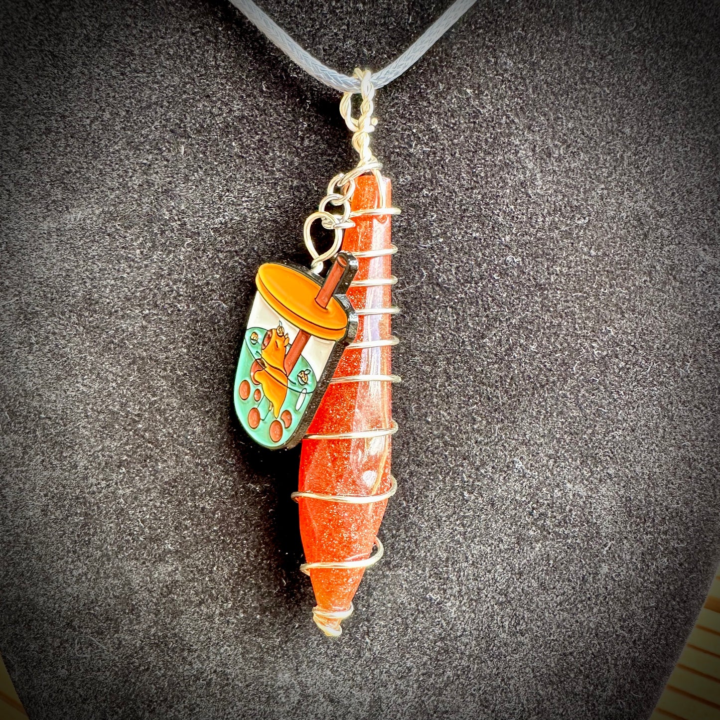 Capybara Charm Necklace