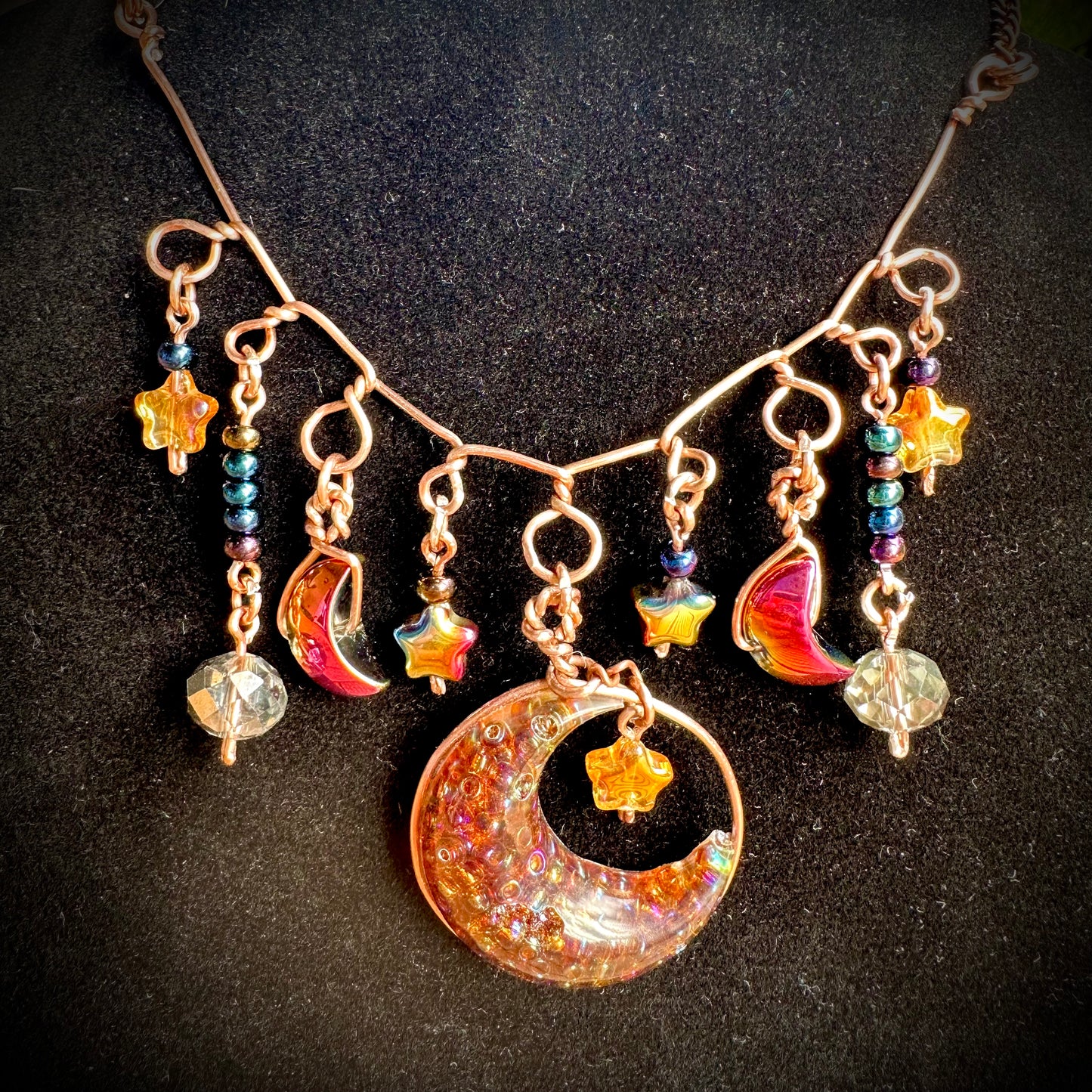 To the Moon and Back Charm Necklace