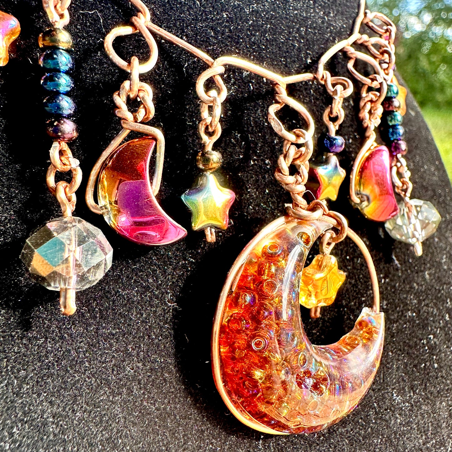To the Moon and Back Charm Necklace
