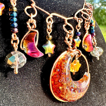 To the Moon and Back Charm Necklace