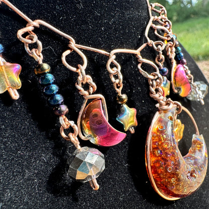 To the Moon and Back Charm Necklace