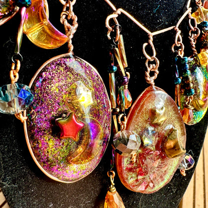 Galaxy Collar Charm Necklace