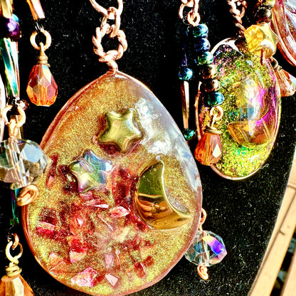 Galaxy Collar Charm Necklace