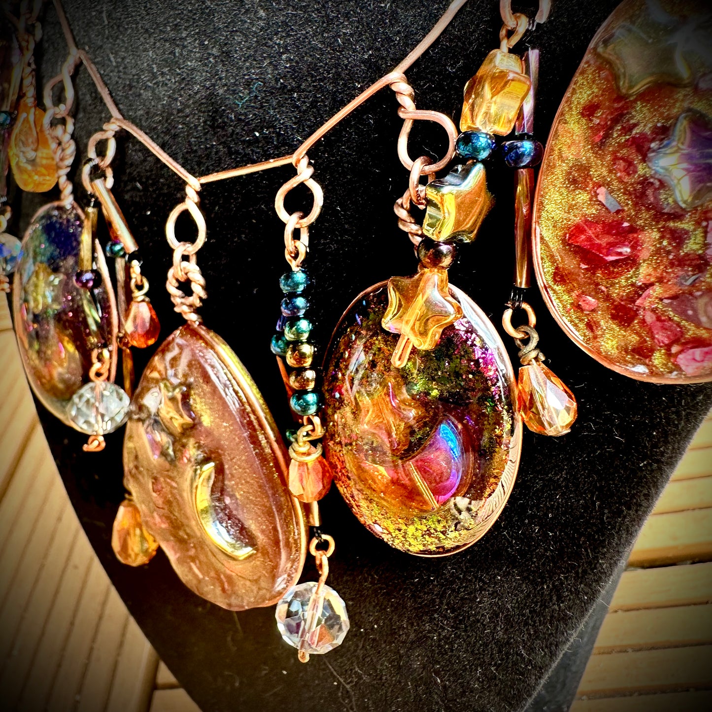 Galaxy Collar Charm Necklace