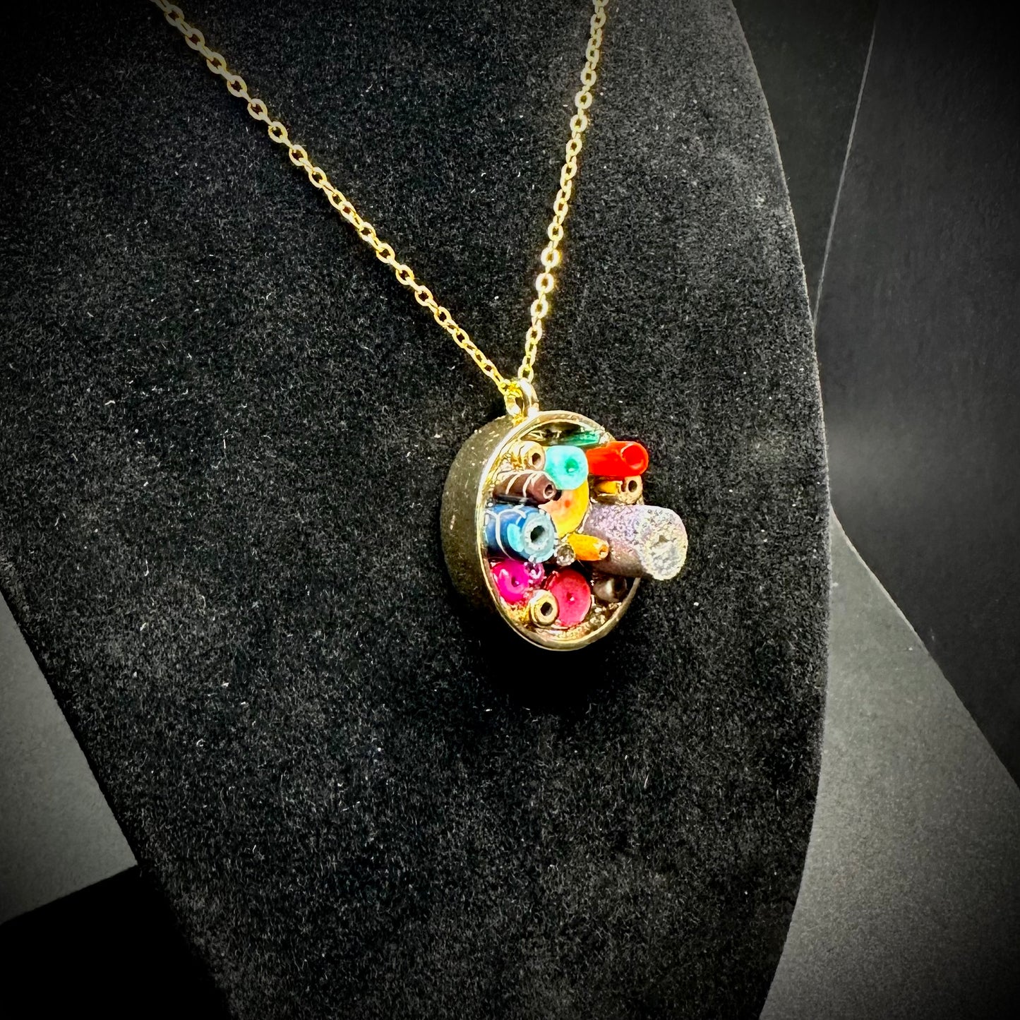 Forest of Beads Pendant Necklace