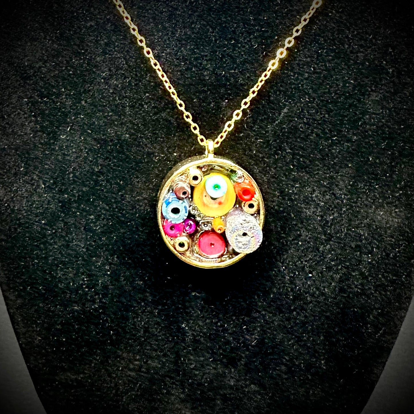 Forest of Beads Pendant Necklace
