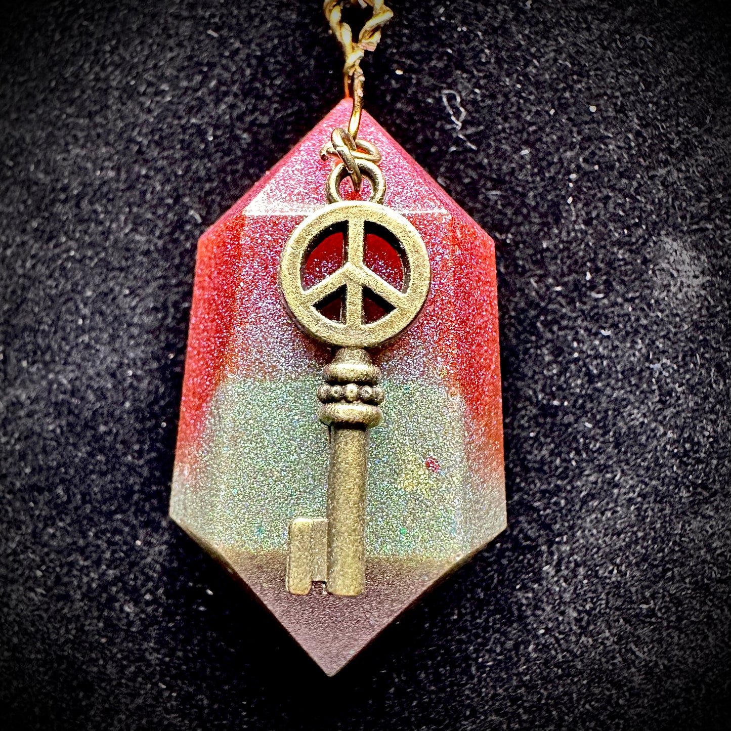 Peace Key Pendant