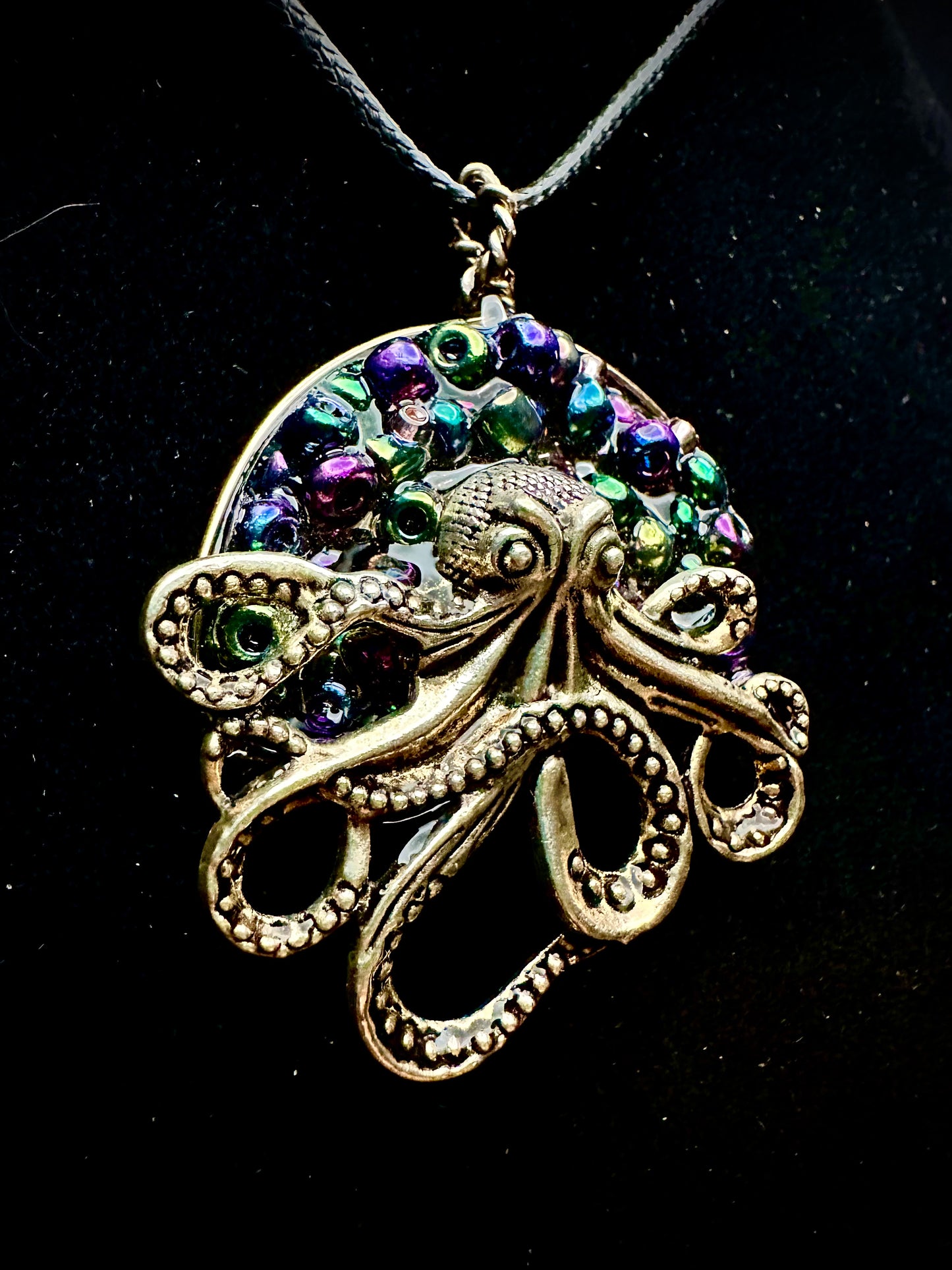 Octopus Necklace - Handmade Silver Jewelry, Ocean-Inspired Gift, Nautical Charm, Adjustable Chain, Sea Life Accessory