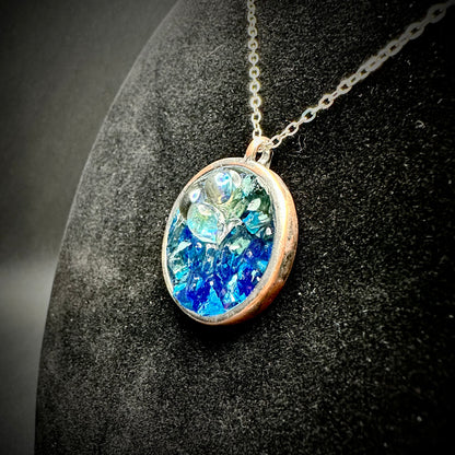 Ocean Wave Pendant Necklace