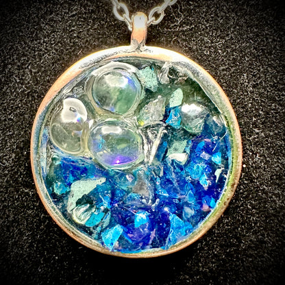 Ocean Wave Pendant Necklace
