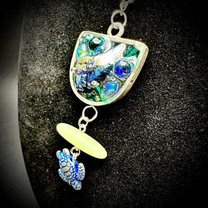 "Turtle Bay" Ocean Talisman Pendant Necklace