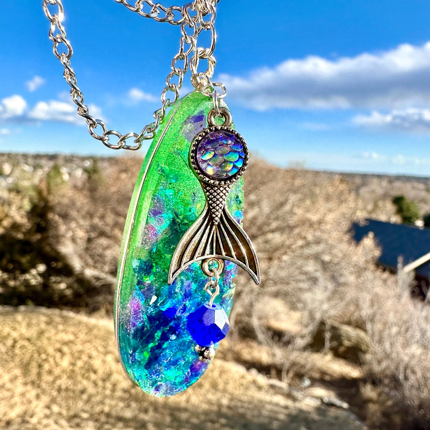 Mystical Mermaid Pendant Necklace