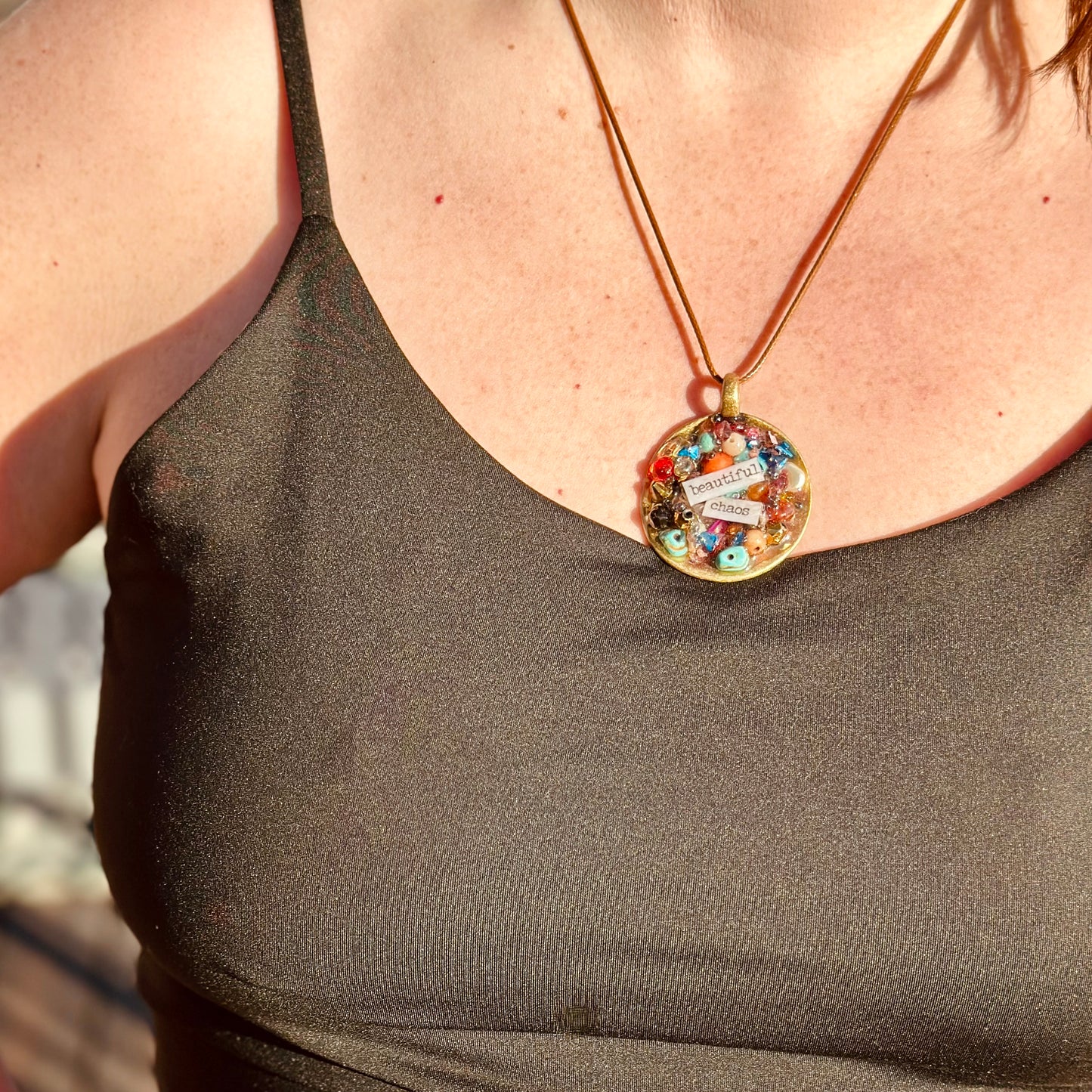 Beautiful Chaos Inspiration Pendant Necklace