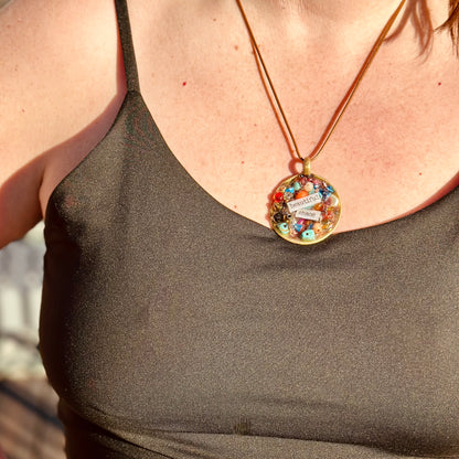 Beautiful Chaos Inspiration Pendant Necklace