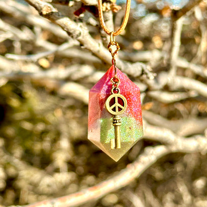 Peace Key Pendant