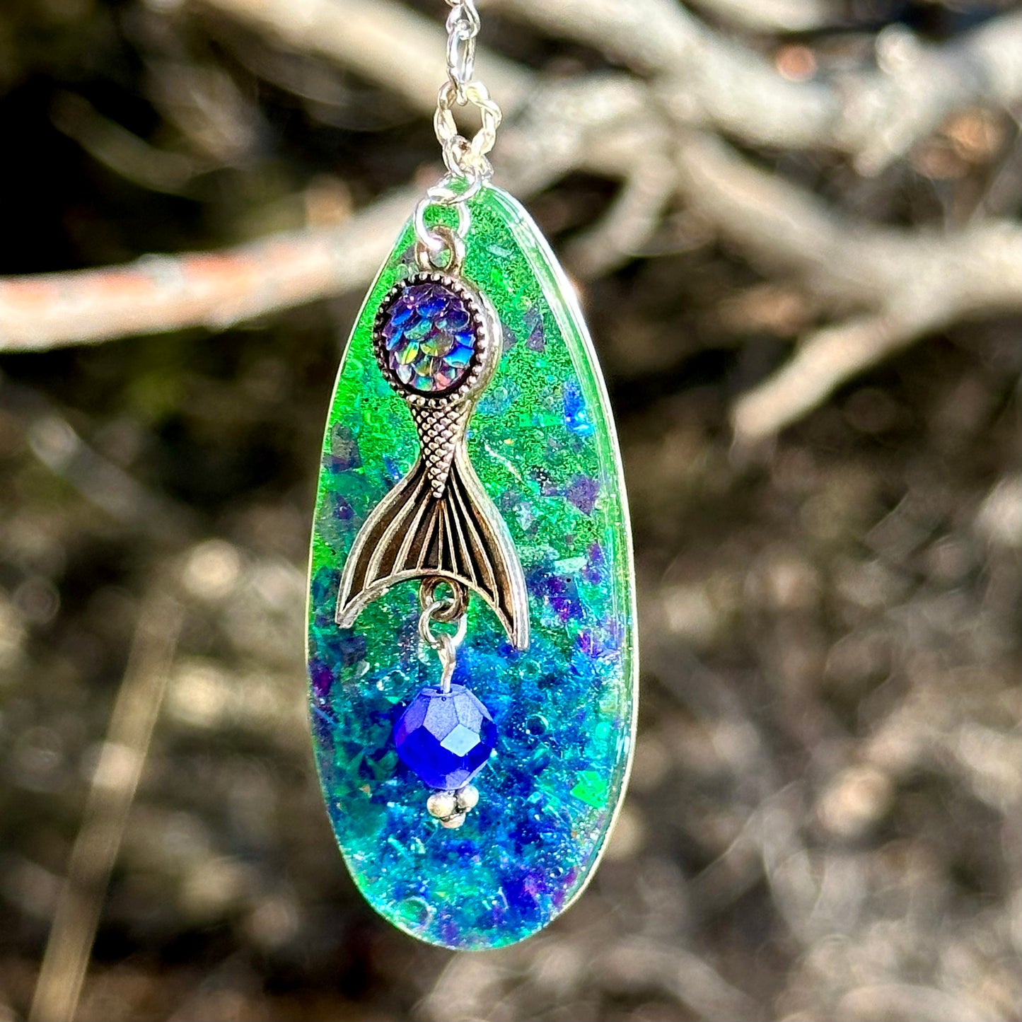 Mystical Mermaid Pendant Necklace