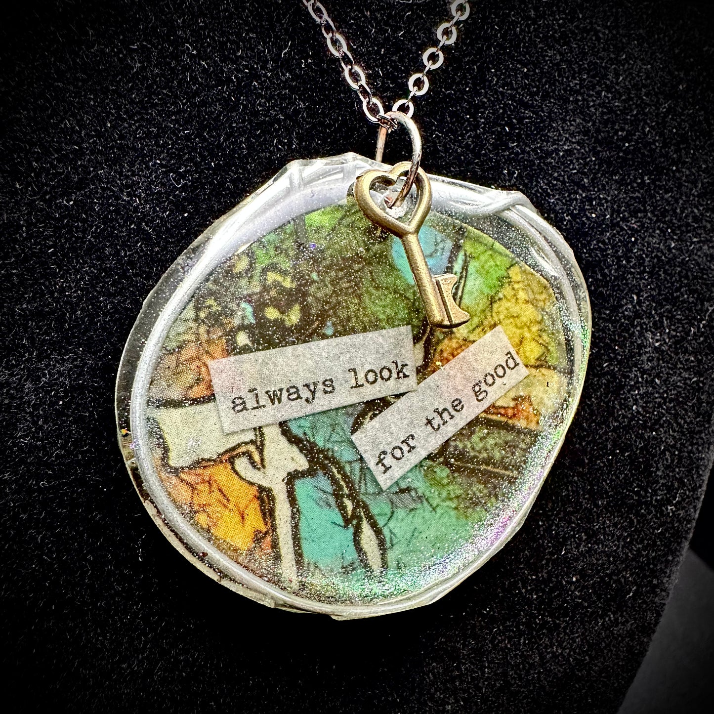 "Look for the Good" Pendant Necklace