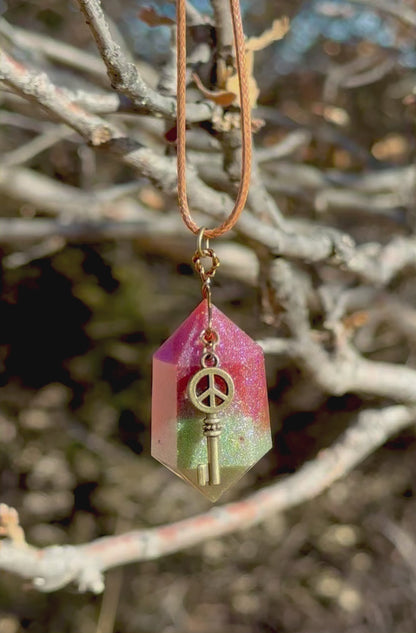 Peace Key Pendant