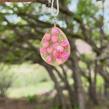 Pink Bubblegum Pendant Necklace