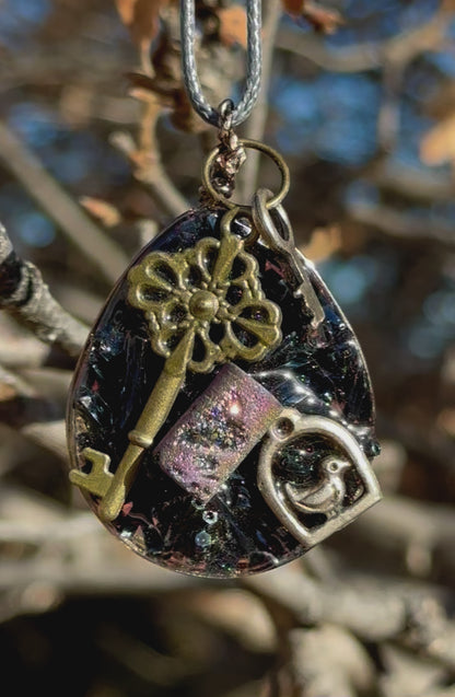 "Key to Hope" Pendant Necklace