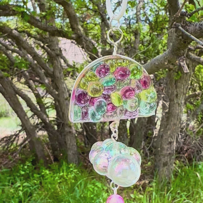 Rainbow Cloud Pendant Necklace