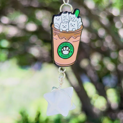 CATpuccino Charm Pendant Necklace
