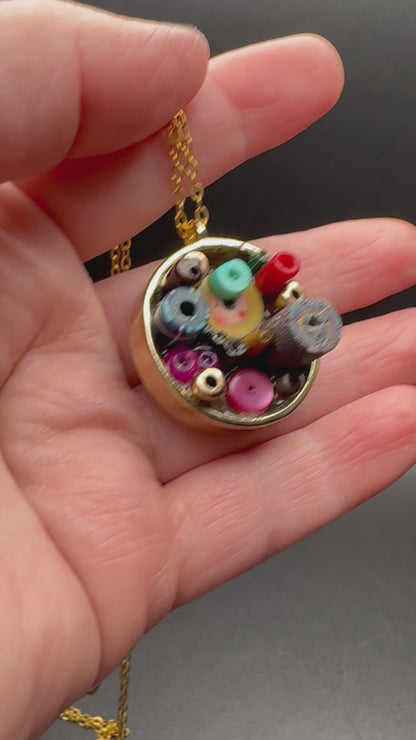 Forest of Beads Pendant Necklace